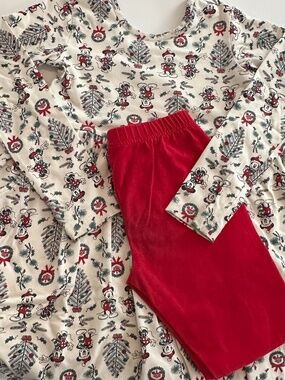 Hanna Andersson | Holiday Disney Girls Dress | Scandal Mickey Minnie | 5